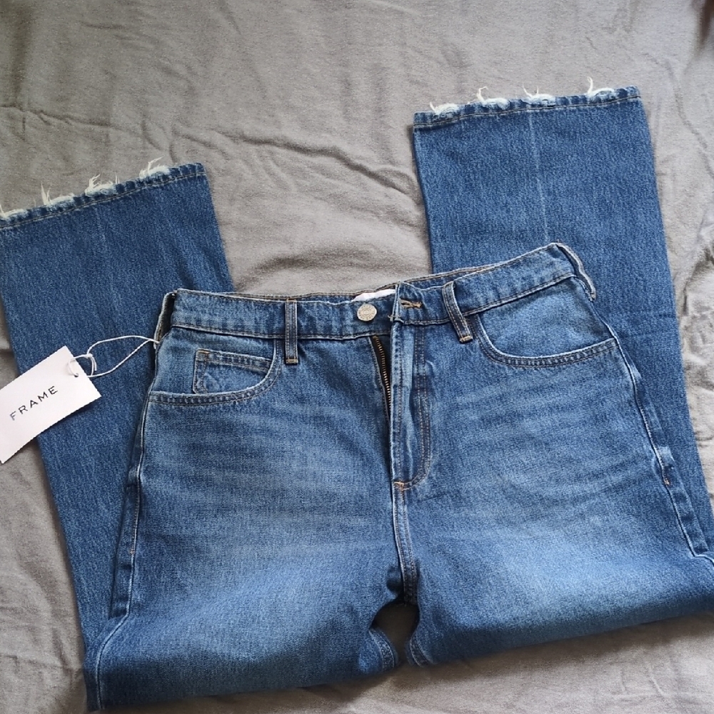 Frame Le High N' Tight Crop Mini Boot 29